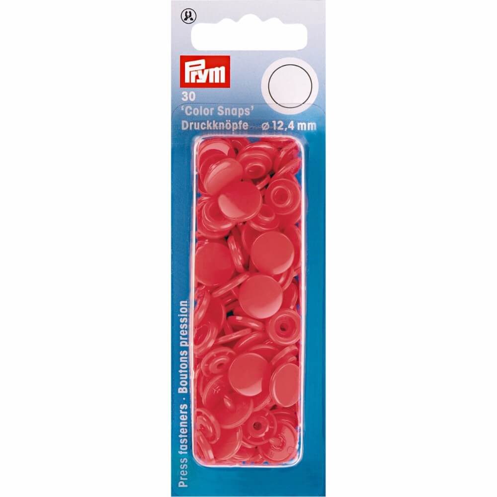 Prym I - kamsnaps 12,4mm - rood