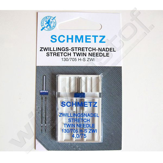 Universele machinenaalden - Tweeling stretch 4,0/75