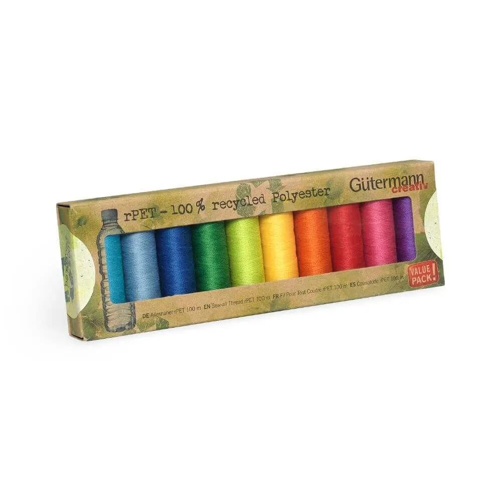 Gütermann naaigarenset rpet - regenboog