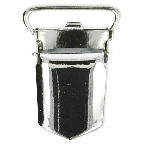 Bretelclips 20mm - zilver