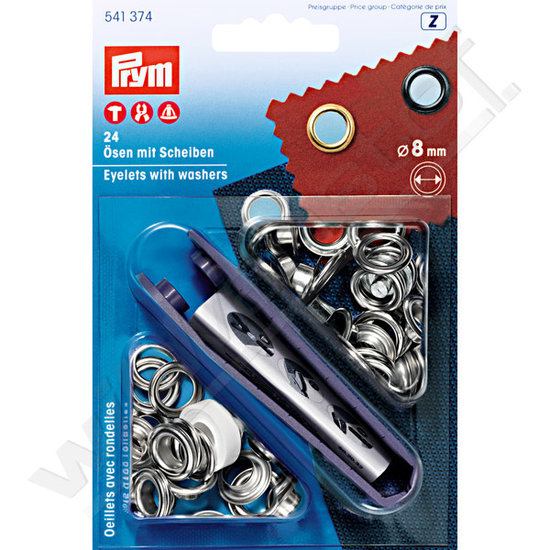 Prym Z - ogen met schijven 8mm - goud