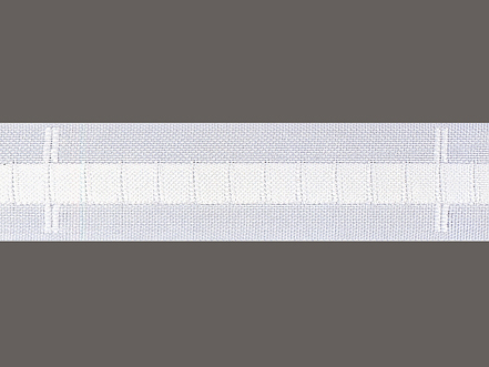 Plooilint 30mm - Wit