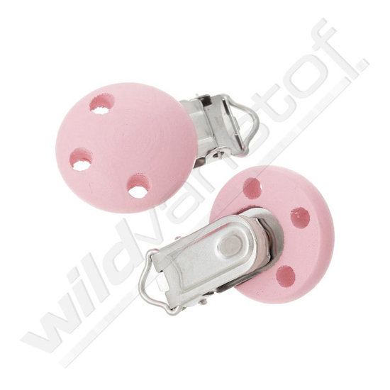 Fopspeen clip - roze