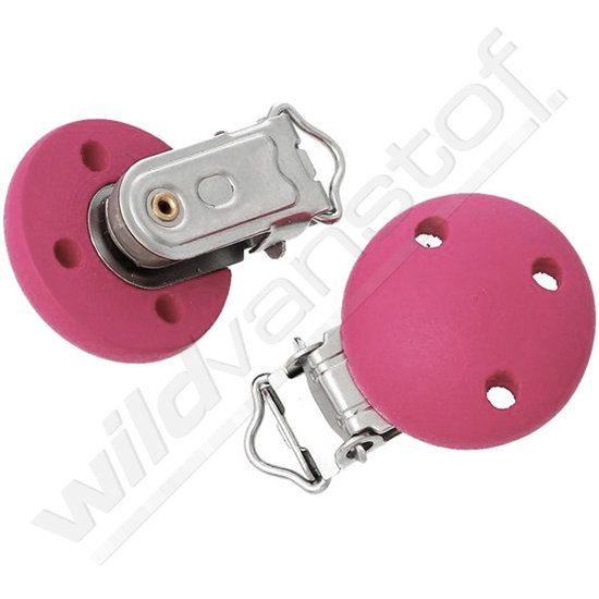 Fopspeen clip - fuchsia