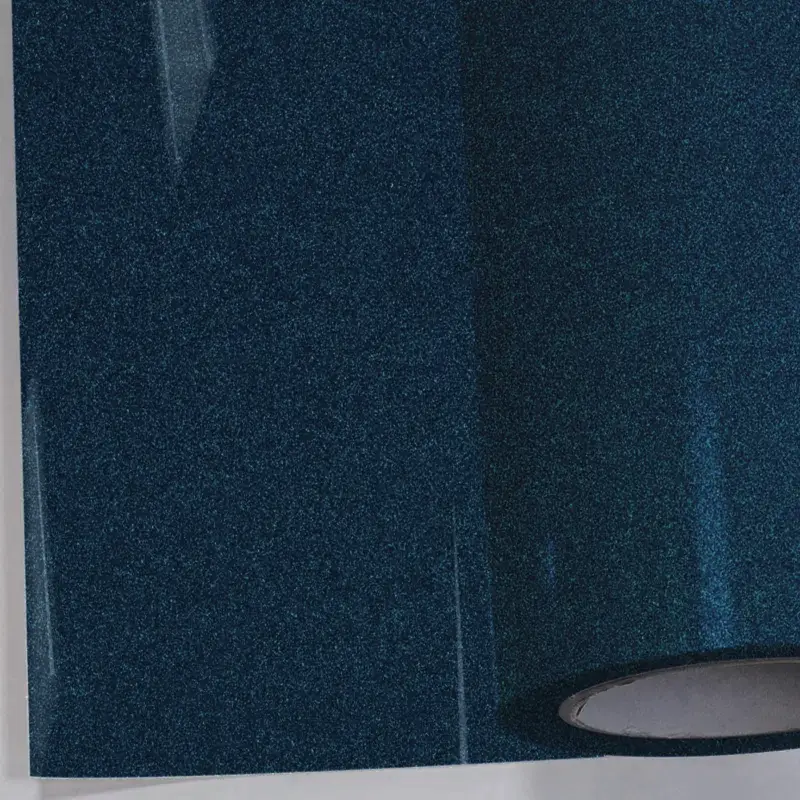 Flex folie - glitter parel marineblauw 423