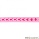 Roze sterren elastiek