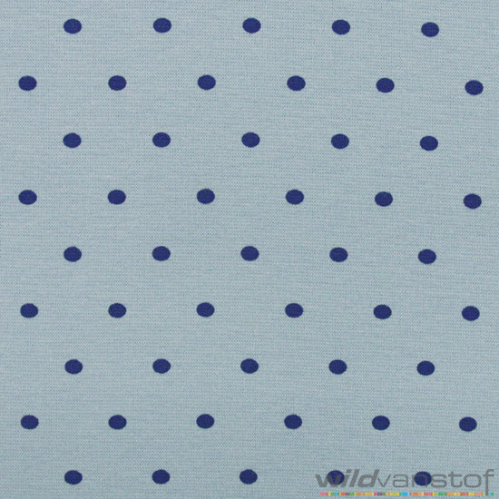 Boordstof - bollen blauw