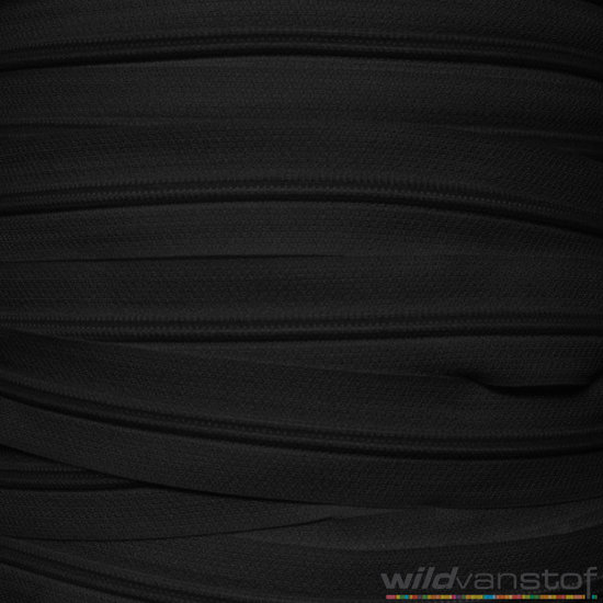 Rits spiraal per meter - zwart