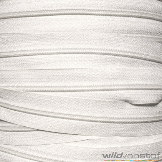 Rits spiraal per meter - Wit