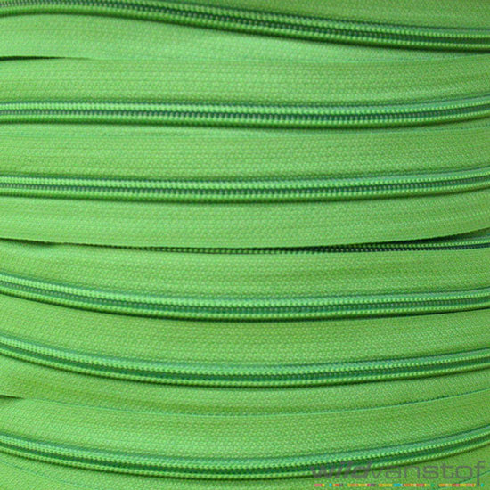 Rits spiraal per meter - jadegroen