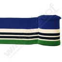 Boord strepen - Groen, wit, blauw (1,20m)