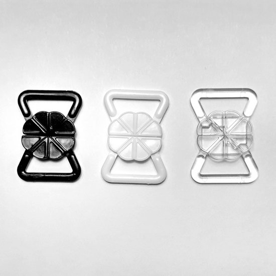 Bikinisluiting bloem - doorzichtig