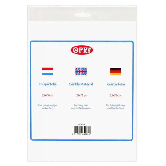 Opry - knisperfolie 25x75cm