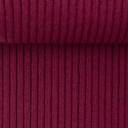 Boordstof - Rib donkerfuchsia 639