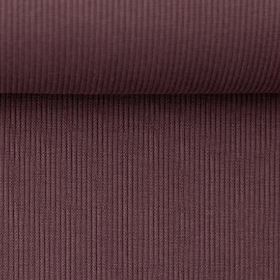 Boordstof- Fijne ribbel paars