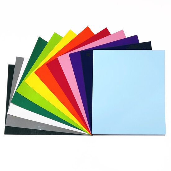Flexfolie - kleurenpalet (12 stuks)