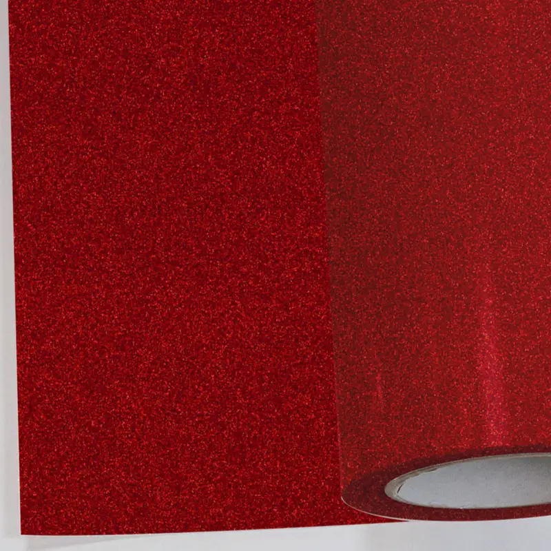 Flex folie - glitter parel rood 456