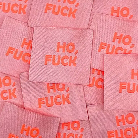 Label - Fluoroze ho fuck (5 stuks)