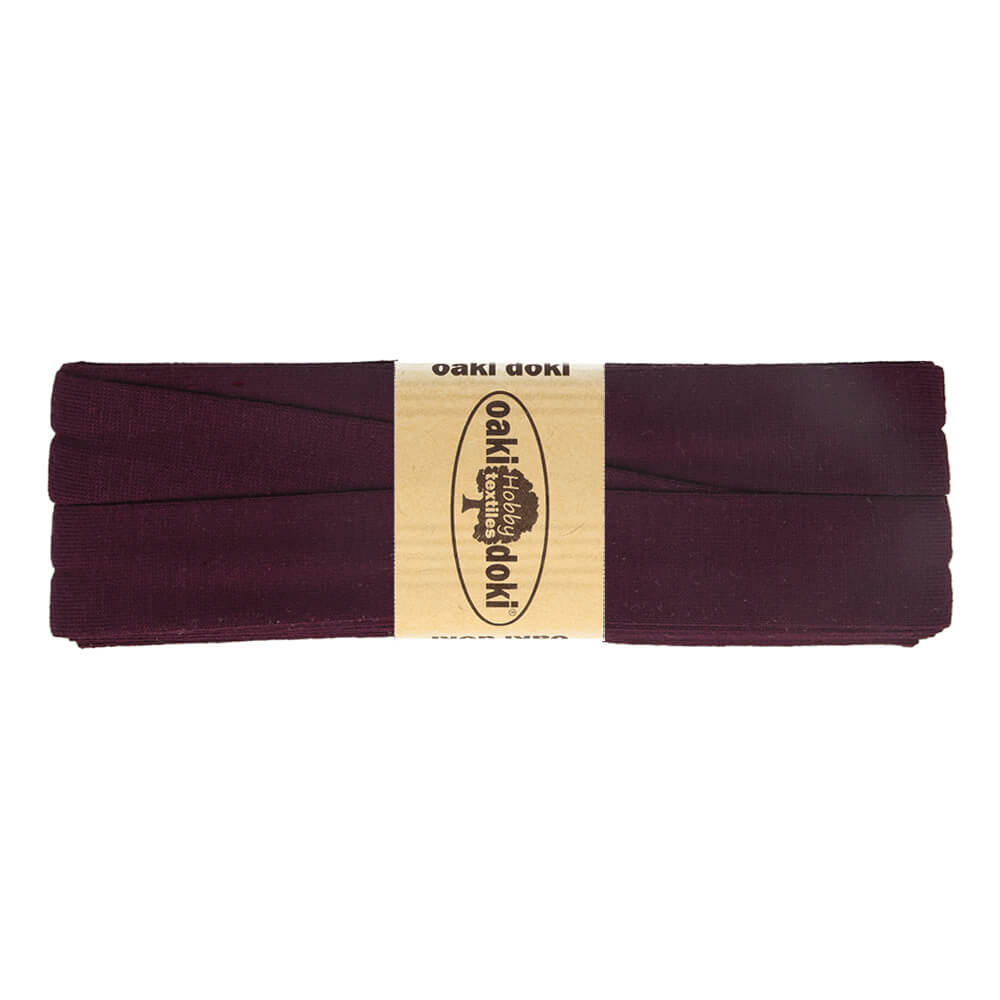Stretch biais 20mm (3m) - aubergine 815