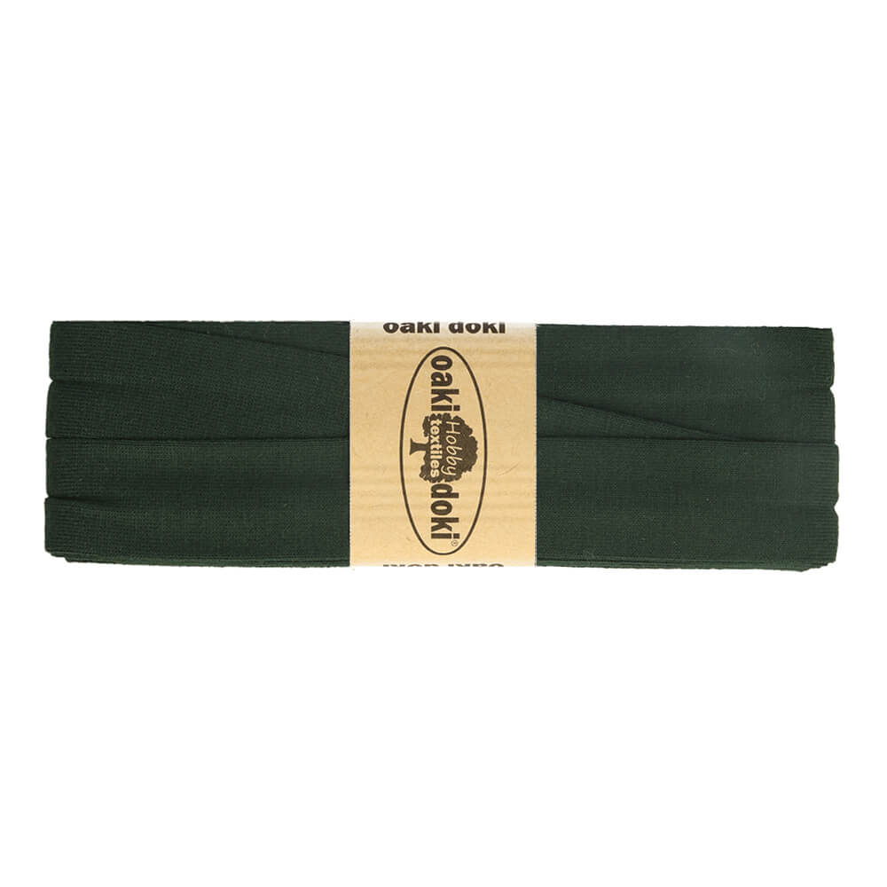 Stretch biais 20mm (3m) - donkergroen 928