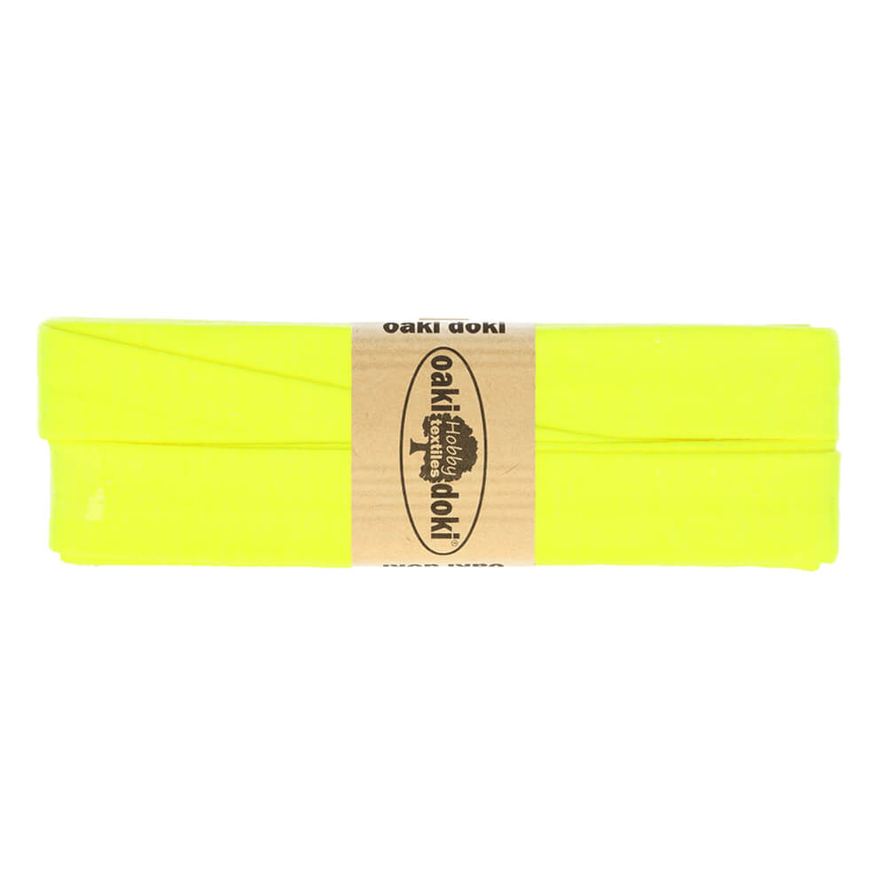 Stretch biais 20mm (3m) - fluo geel 954