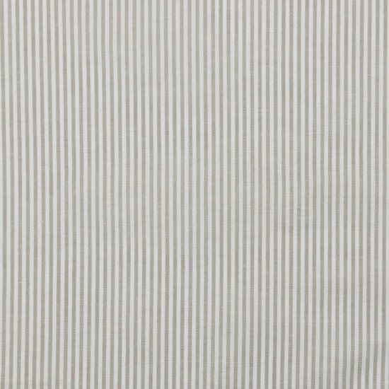 Katoen - strepen beige-wit