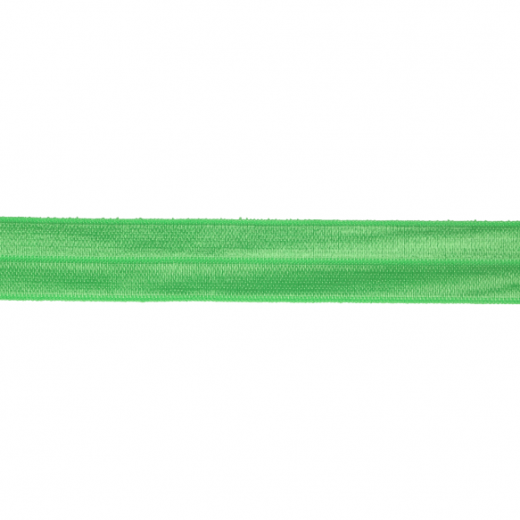 Biais stretch 2-zijdig 20mm - grasgroen 495