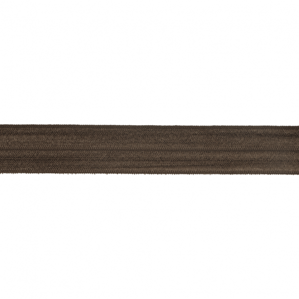 Biais stretch 2-zijdig 20mm - donkerbruin 881