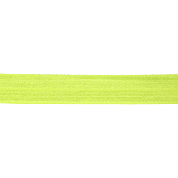 Biais stretch 2-zijdig 20mm - fluo geel 3