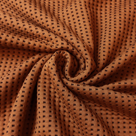 Scuba - Camel met zwart hokje