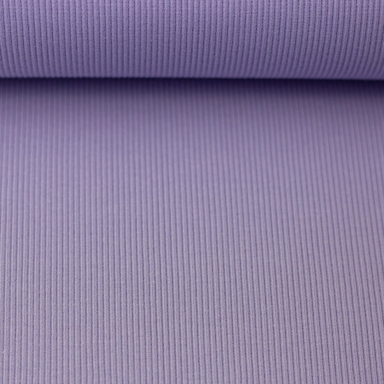 Boordstof fijne ribbel - Lila 642