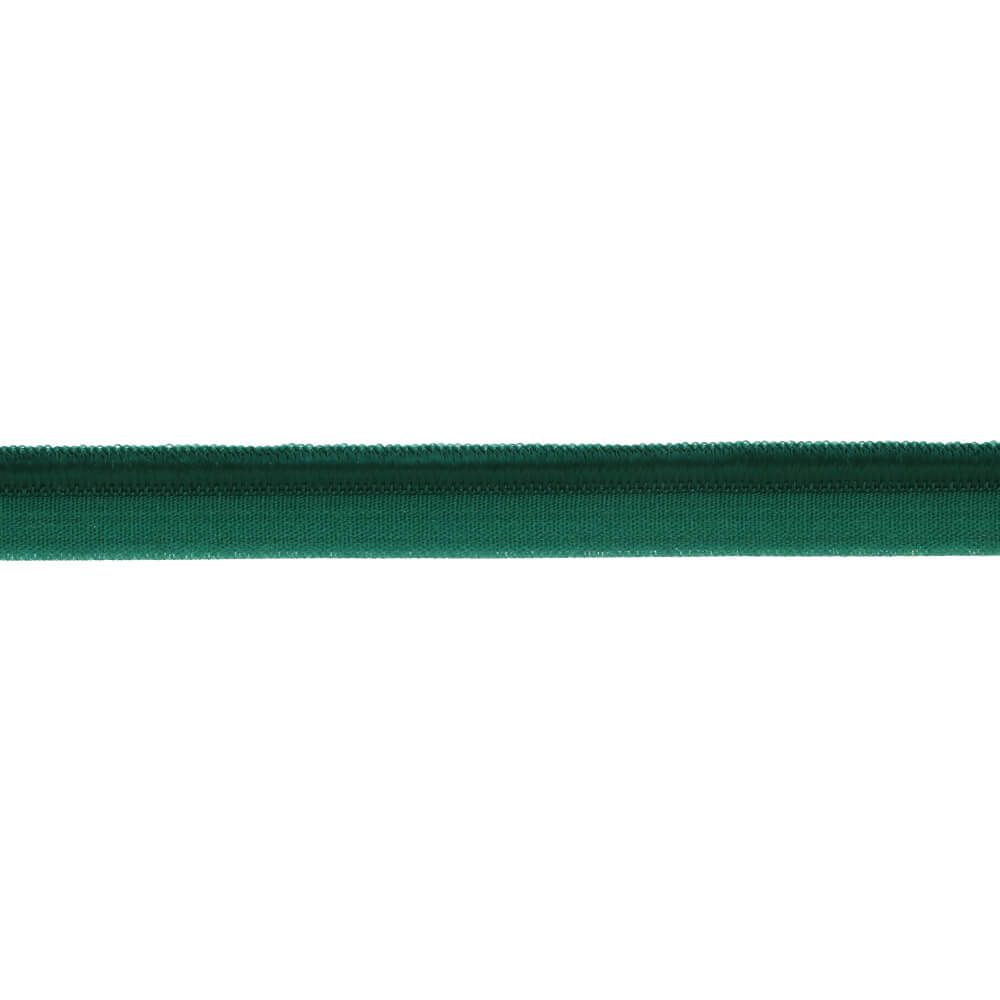 Paspel stretch 2-zijdig 10mm - donkergroen 461