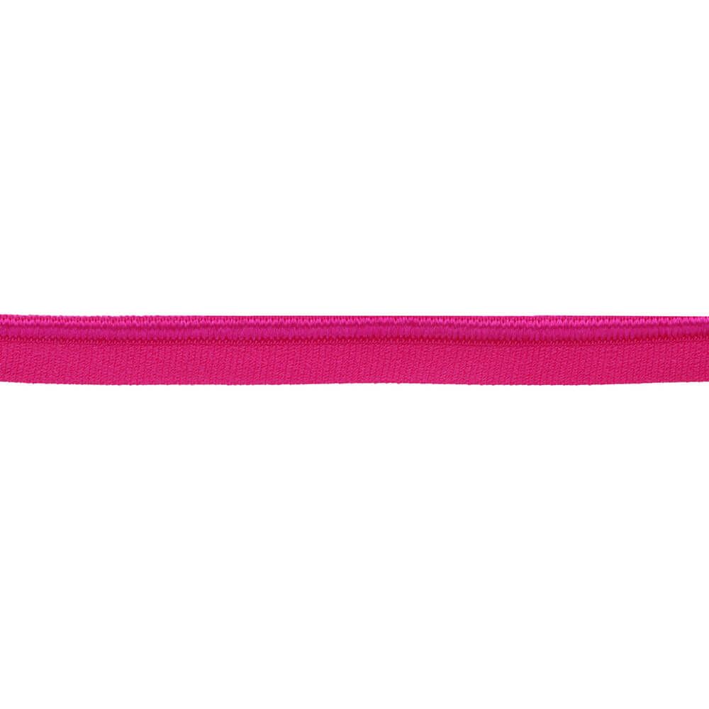 Paspel stretch 2-zijdig 10mm - donkerfuchsia 793