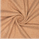 Wol - Boucle gemeleerd camelbruin