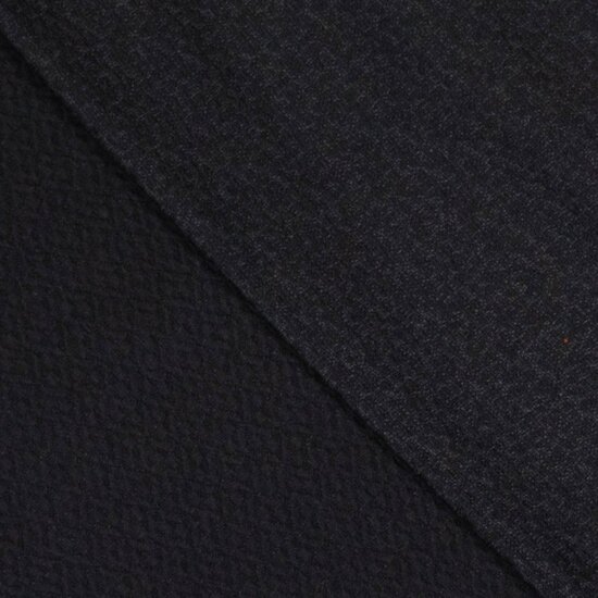 Tricot - Jacquard 1 zwart