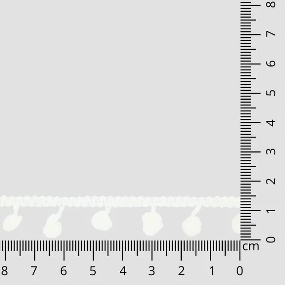 Pompon lint 15mm - Ecru 089