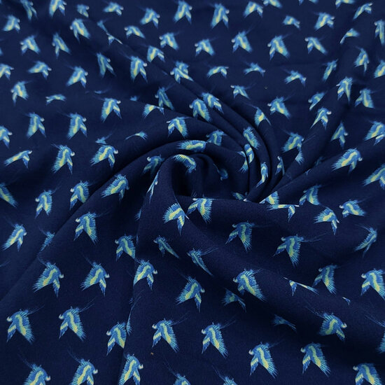 Viscose - Blue birds Maan