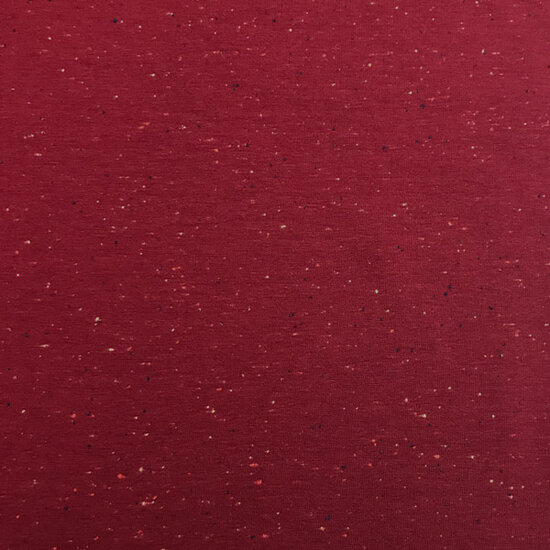 Sweater - Wijnrood met spikkel