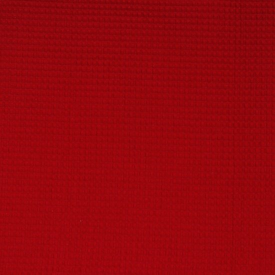 Gewafeld katoen - Donkerrood 41