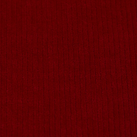Tricot fluweel fijn - Warmrood