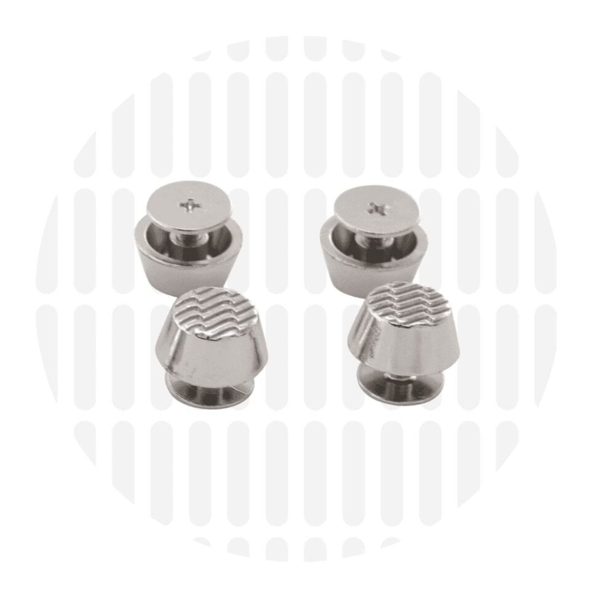 Tassenvoet ZZ - zilver