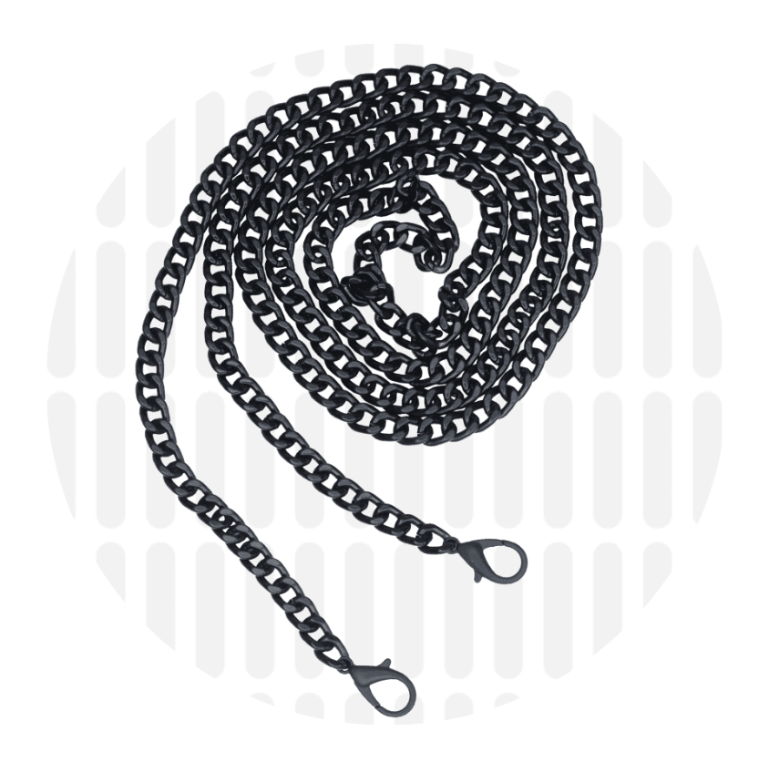 Tassenketting 120cm ZZ - Zwart