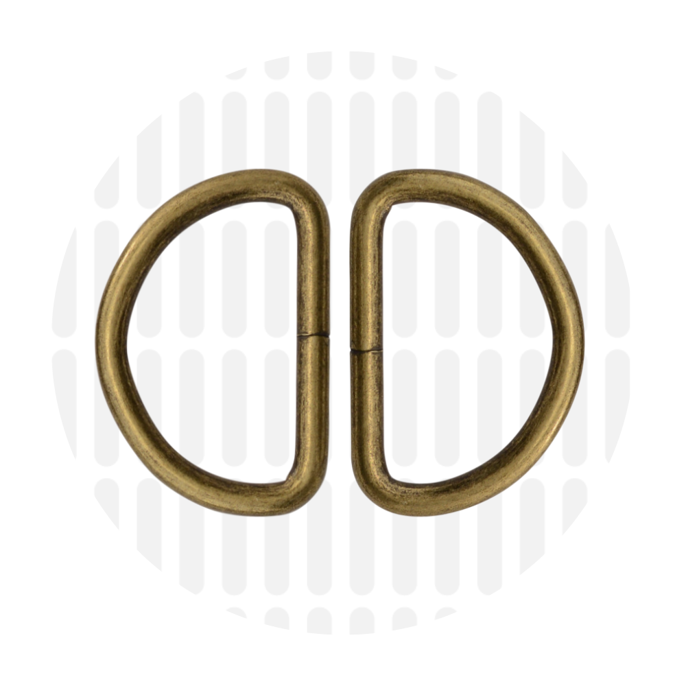 D-ring 32mm ZZ - Messing