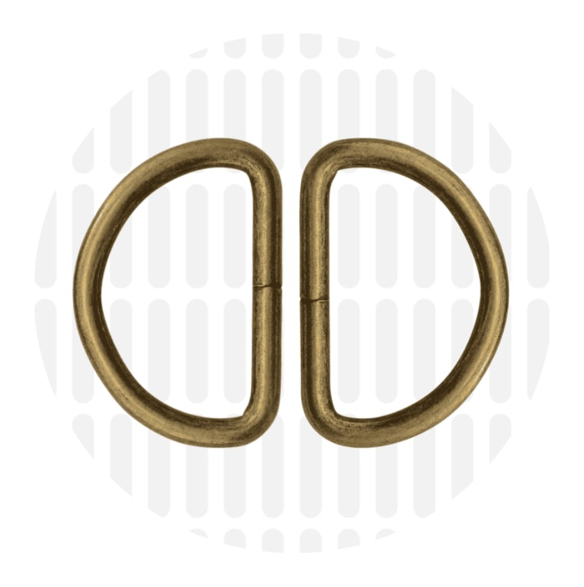 D-ring 32mm ZZ - Messing
