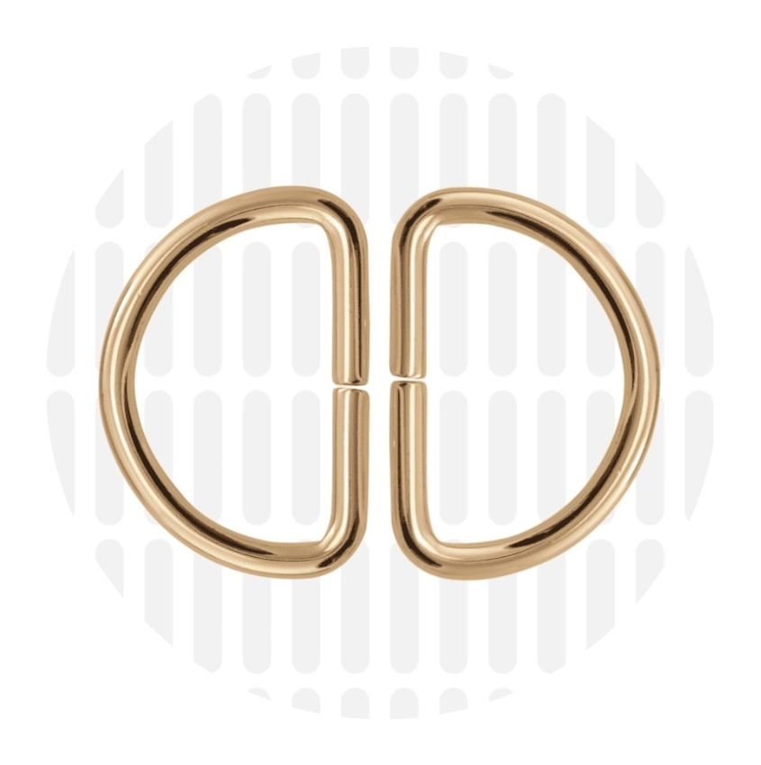 D-ring 32mm ZZ - Goud
