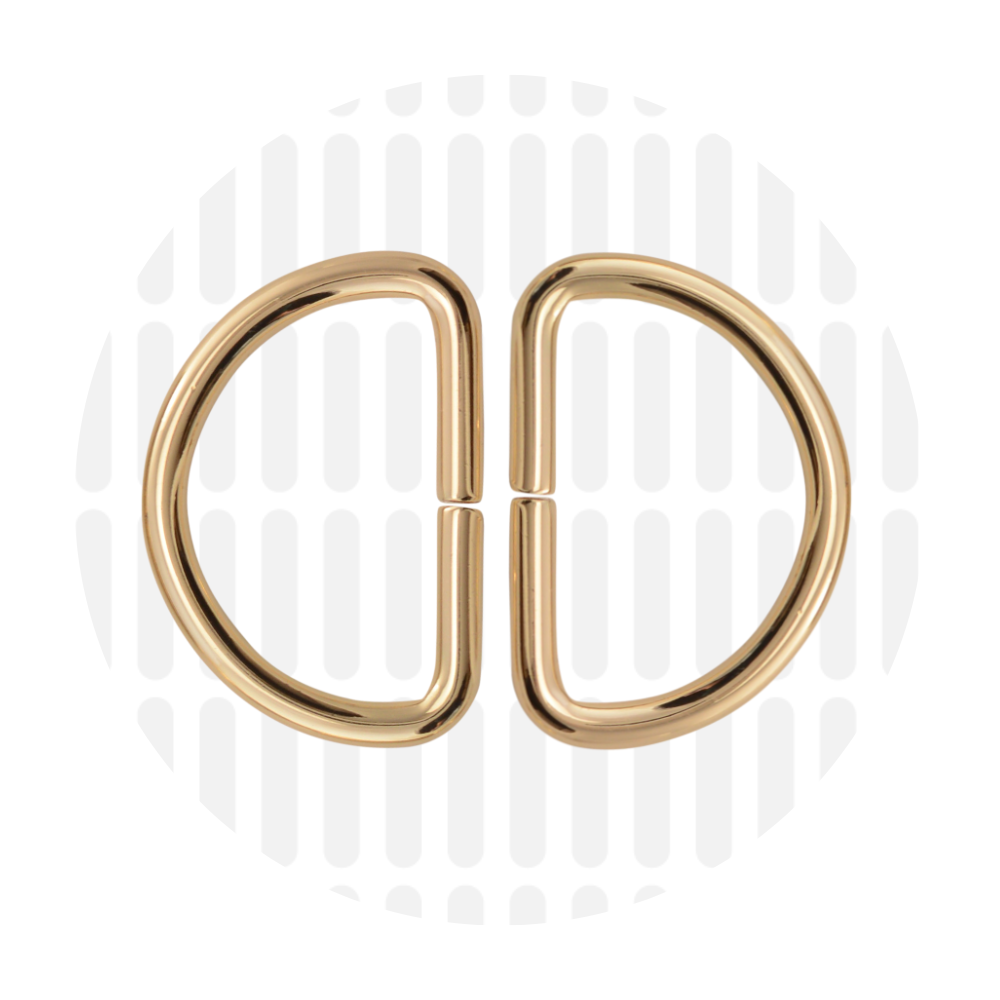 D-ring 32mm ZZ - Goud