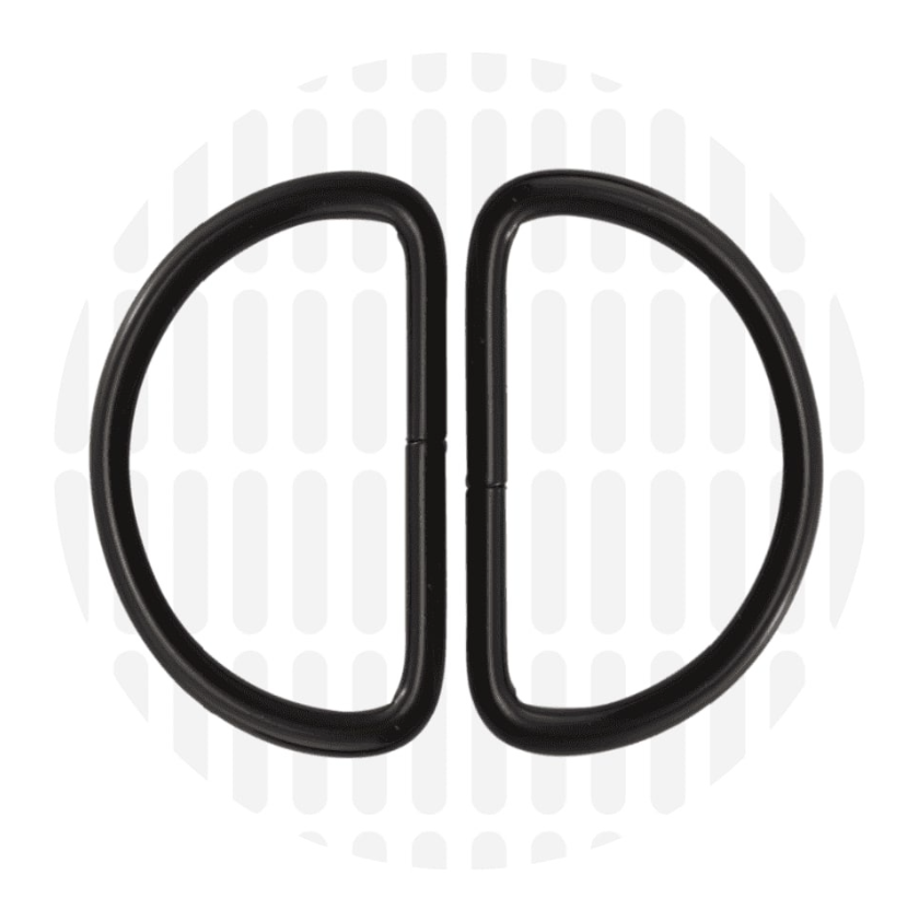 D-ring 38mm ZZ - Zwart
