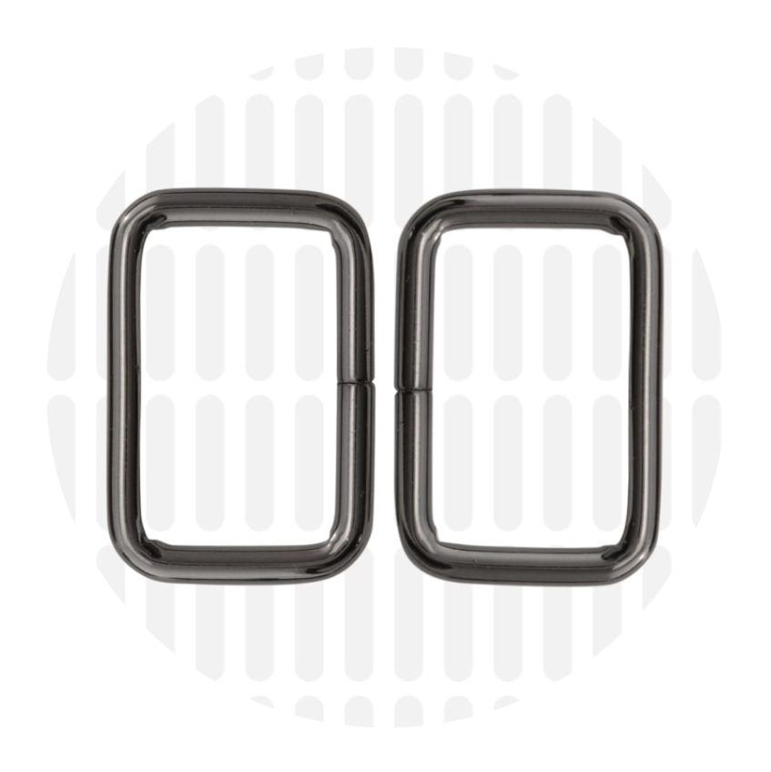 Rechthoekige ring 32mm ZZ - Gunmetal