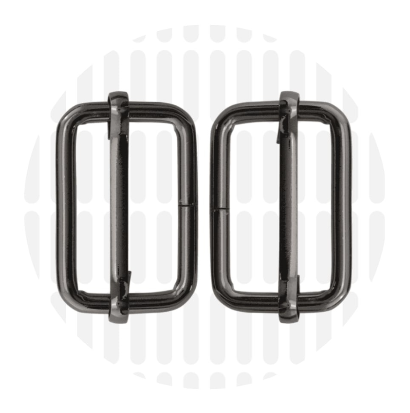 Schuifgesp 32mm ZZ - Gun metal