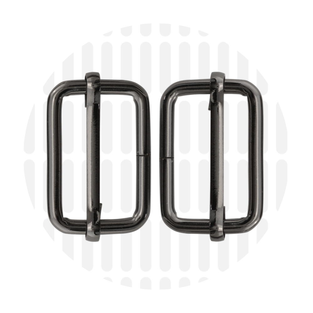 Schuifgesp 32mm ZZ - Gun metal